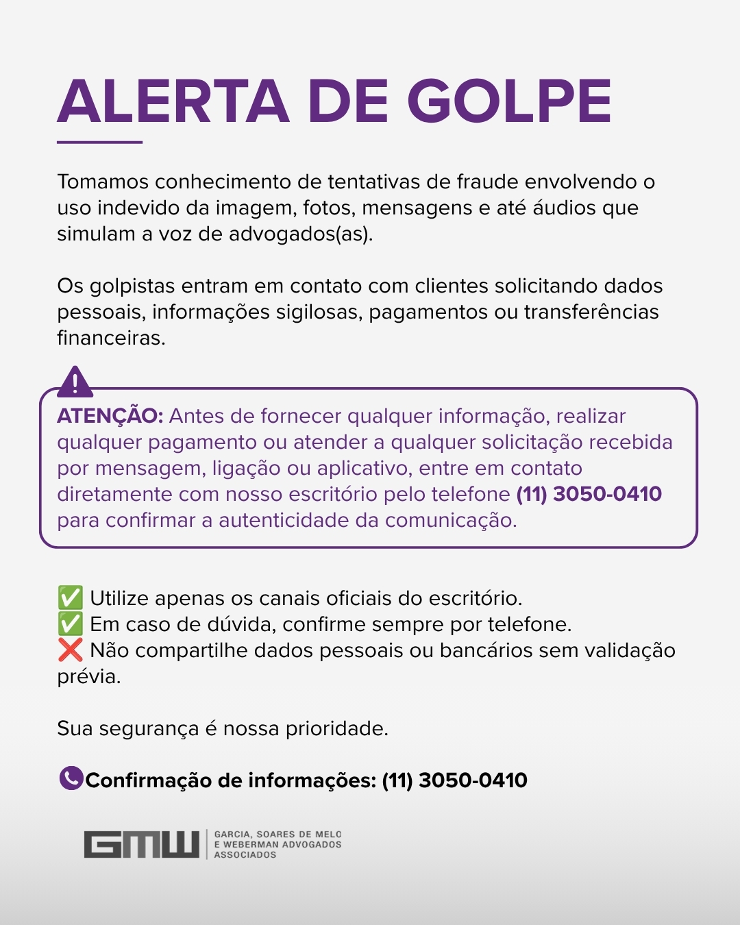 popup alerta de golpe